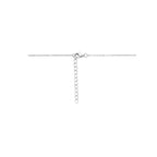 Halskette Herzen 40 + 4 cm Silber rhodiniert