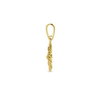 Geburtsblumen-Anhänger 17 mm 14K Gelbgold
