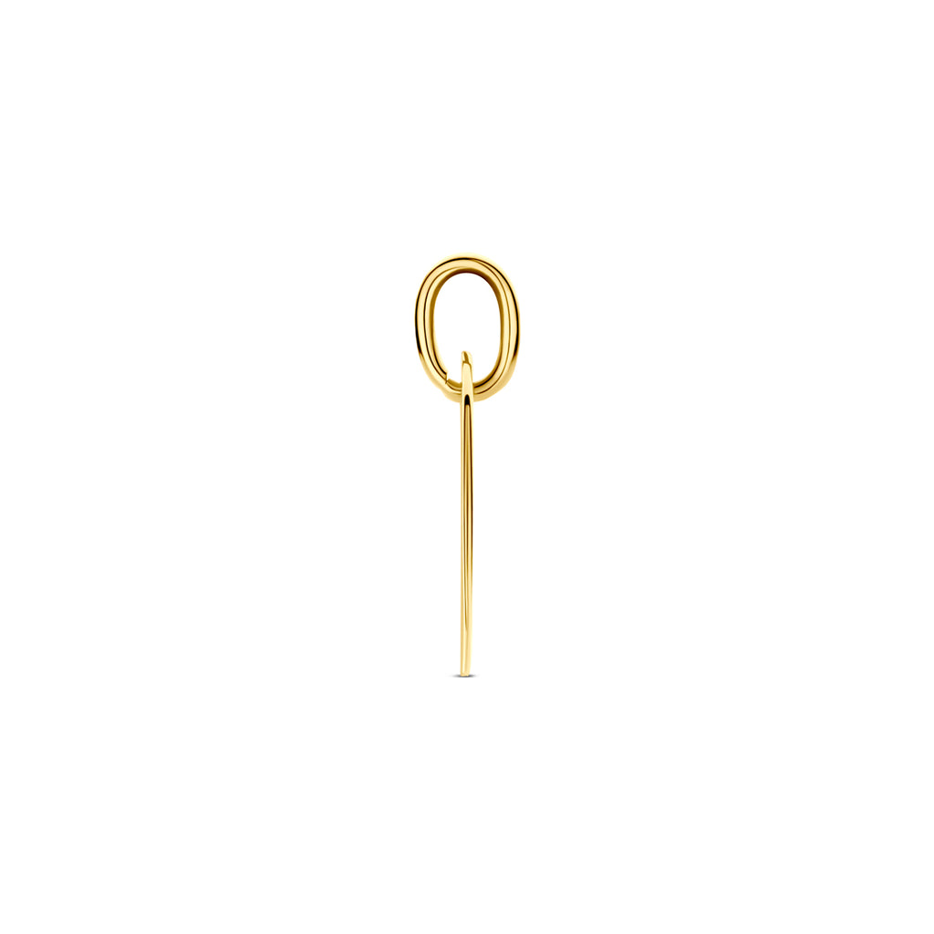 graveerhanger hartje 10 mm 14K geelgoud