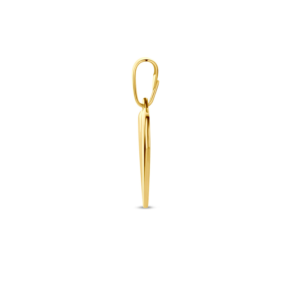 Gravur Herz 14K Gelbgold