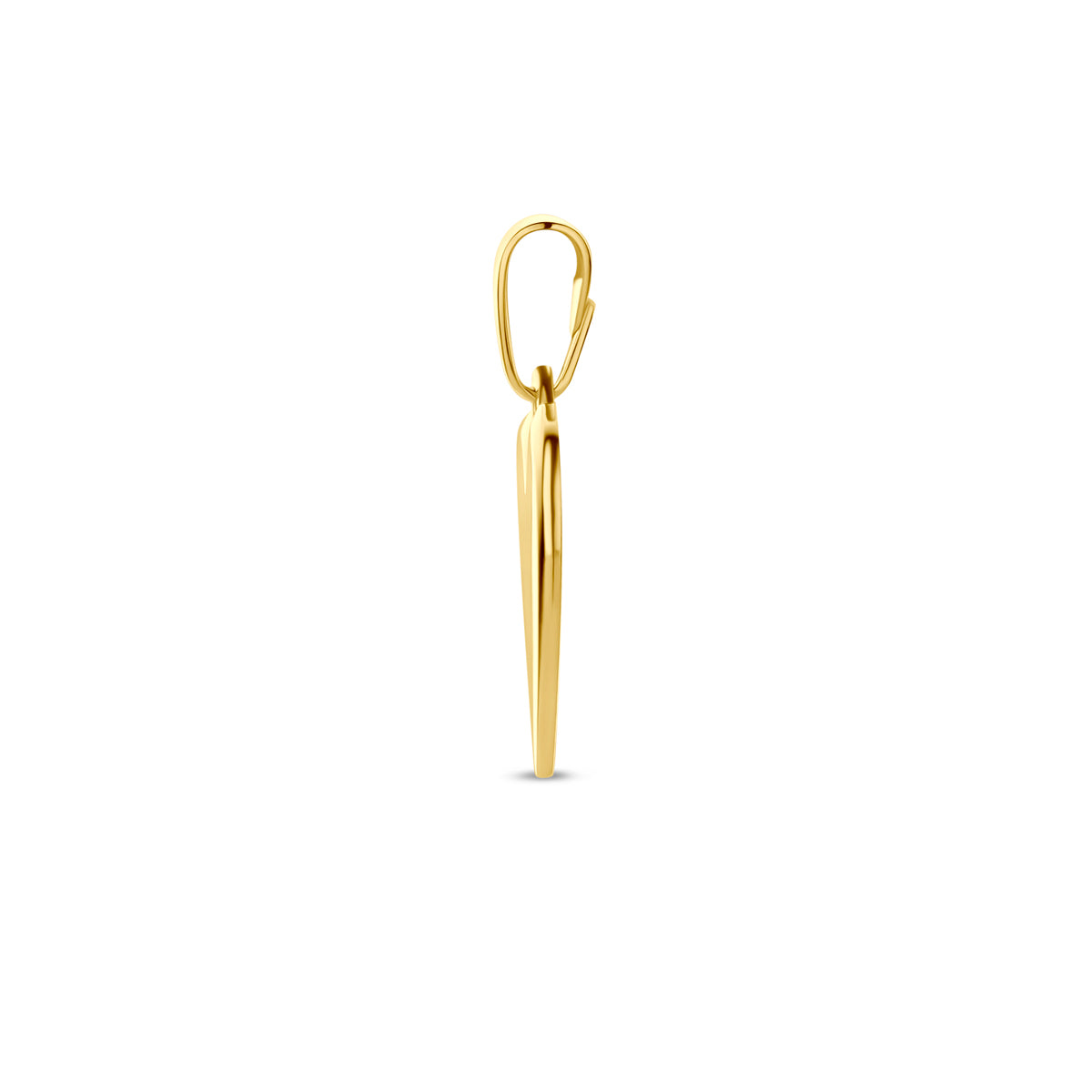 Gravur Herz 14K Gelbgold
