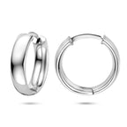 klapoorringen buis 5 mm zilver gerhodineerd