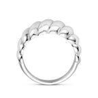 ring balloon zilver gerhodineerd