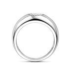 Ring Zirkonia Silber rhodiniert