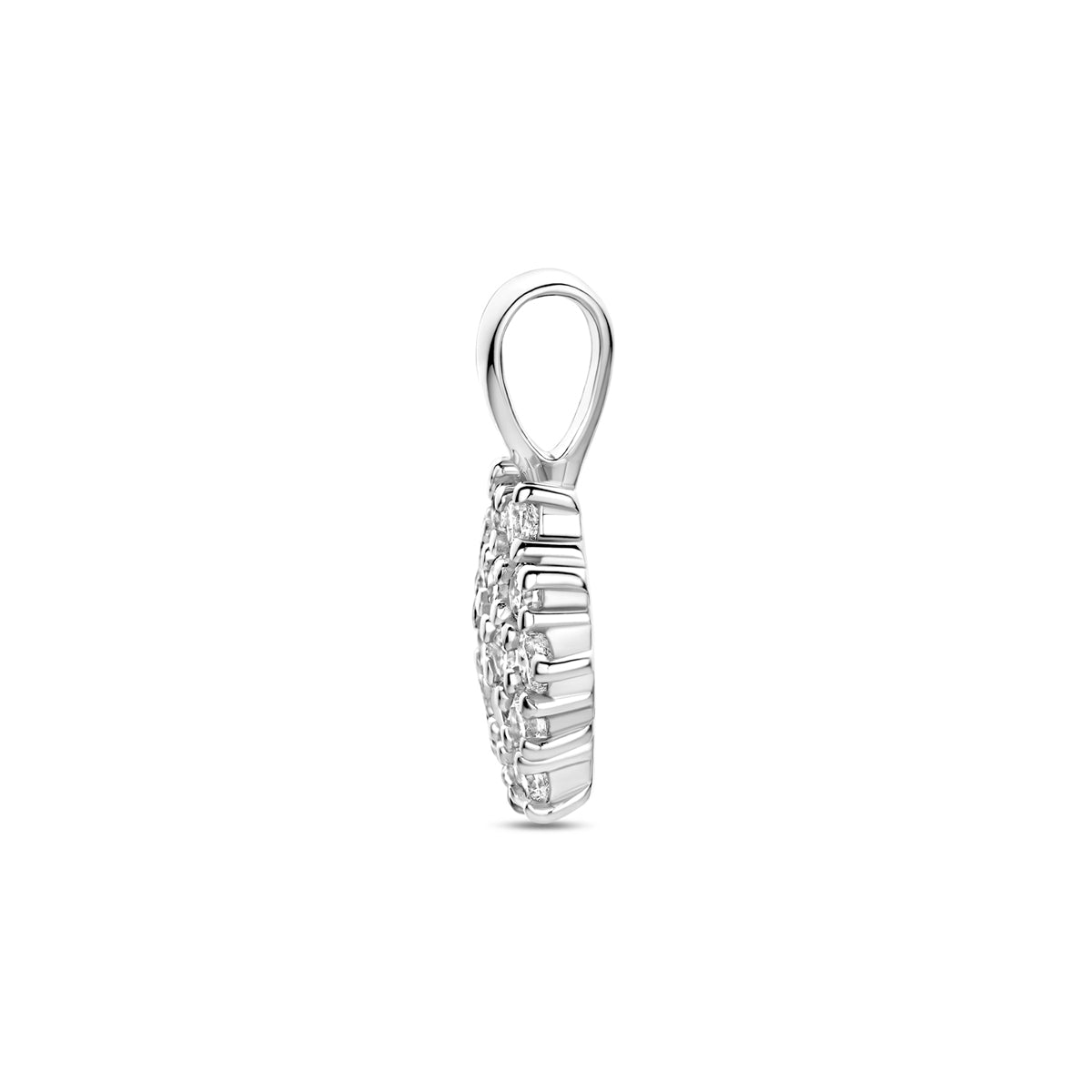 hanger zirkonia 10,5 mm zilver gerhodineerd