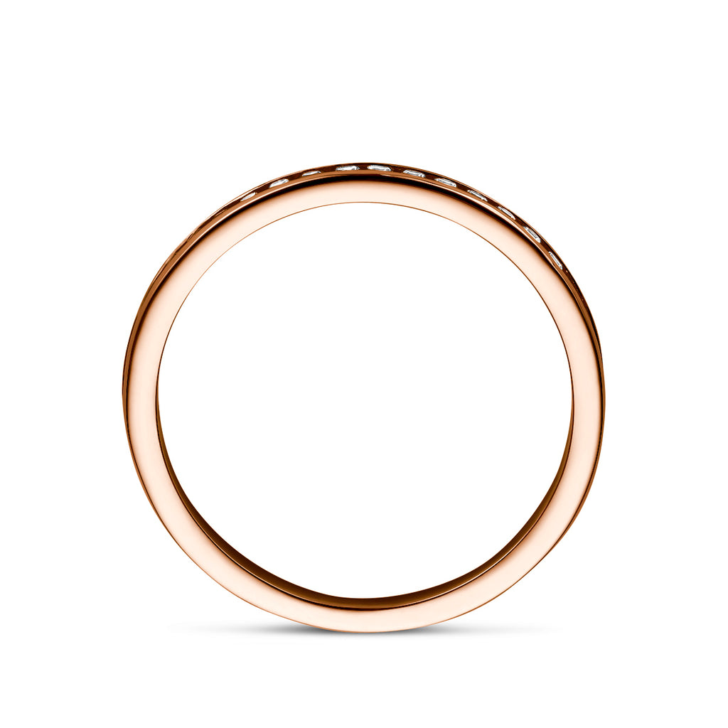 Beisteckring Zirkonia 14K Roségold