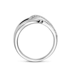 ring zirkonia zilver gerhodineerd