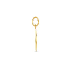 graveerhanger 12 mm 14K geelgoud