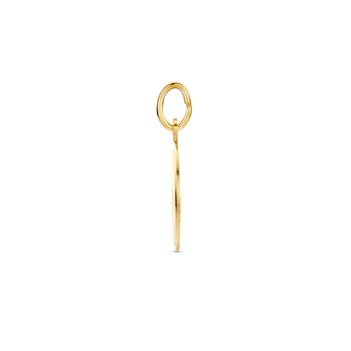 graveerhanger 12 mm 14K geelgoud