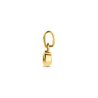 Anhänger Zirkonia 11 mm 14K Gelbgold