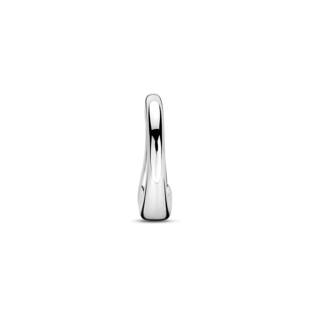 Verbinder Herz 14 mm rhodiniertes Silber