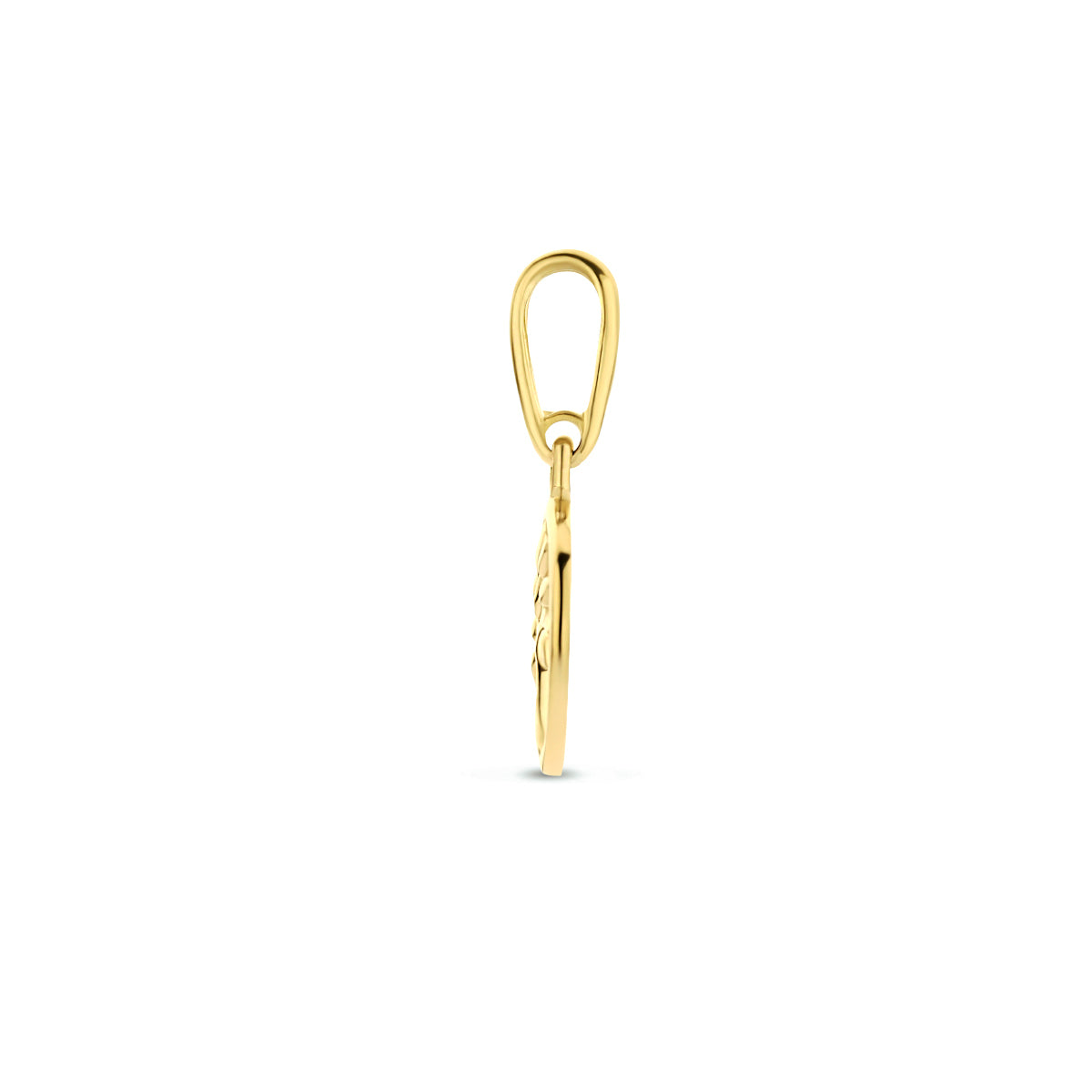 Anhänger Lebensbaum 7,5 mm 14K Gelbgold
