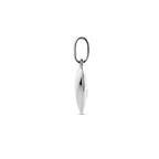 hanger hart en hondenpoot zirkonia zilver gerhodineerd