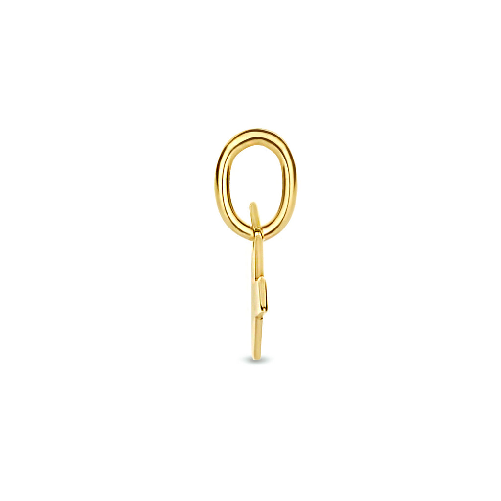 hanger letter 14K geelgoud
