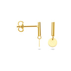 Ohrhänger 11 mm 14K Gelbgold
