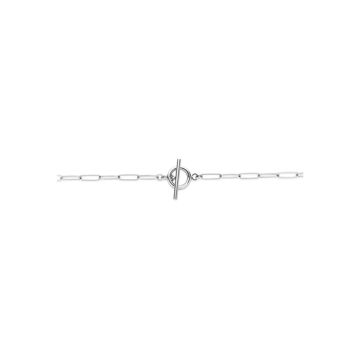 collier kapittelslot 3,6 mm 41,5 cm zilver gerhodineerd