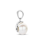 Anhänger Perle 7,3 mm rhodiniert Silber