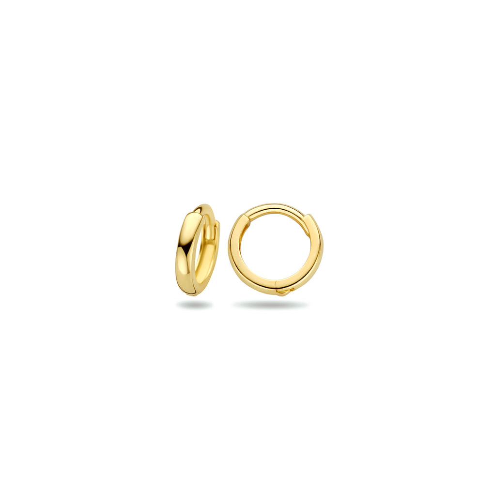 klapoorringen 8 mm 14K geelgoud