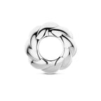 Rondell 9 mm Silber rhodiniert