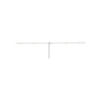 collier parels 41 + 4 cm zilver gerhodineerd