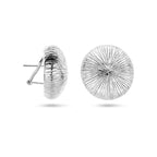 Ohrstecker 25 mm Silber rhodiniert