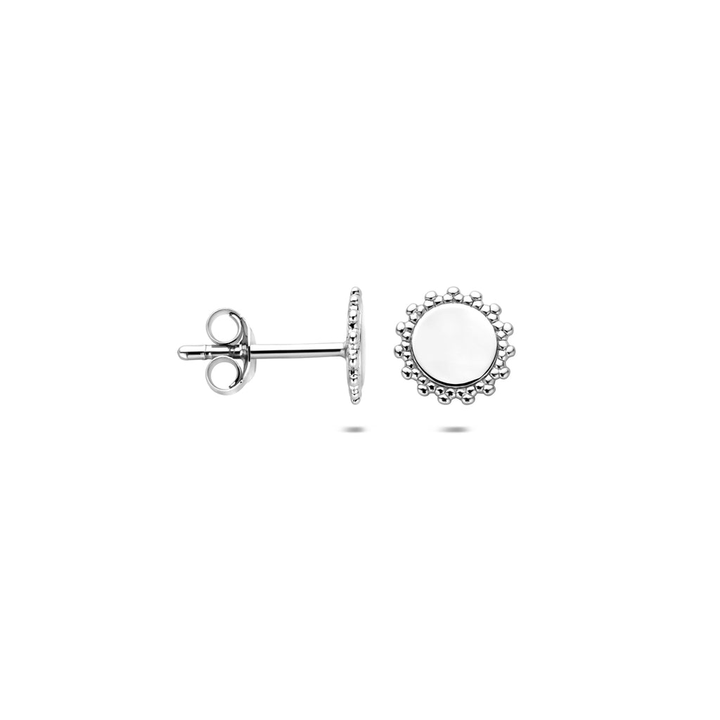 Ohrstecker 7,5 mm Silber rhodiniert