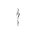 hanger zirkonia zilver gerhodineerd