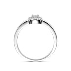 Ring Zirkonia Silber rhodiniert