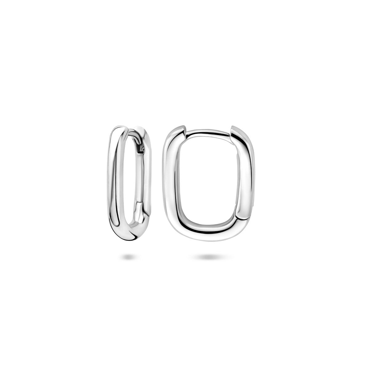 klapoorringen zilver gerhodineerd