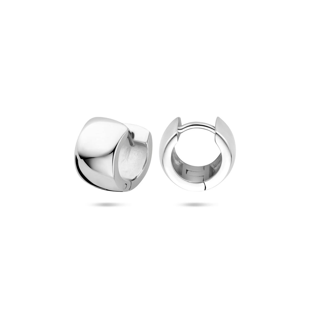 klapoorringen 10,5 mm zilver gerhodineerd