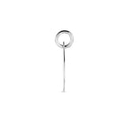 Gravuranhänger Tropfen 15 mm Silber rhodiniert