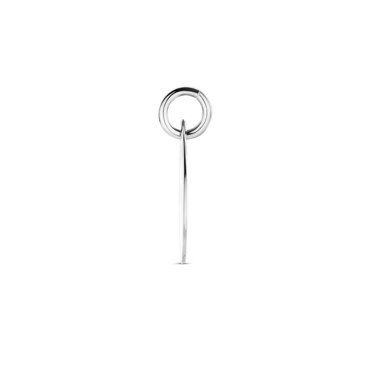 Gravuranhänger Tropfen 15 mm Silber rhodiniert