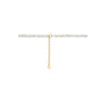 collier parels 40 + 5 cm 3 micron zilver verguld (geel)