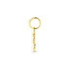 hanger kruis 6,5 mm 14K geelgoud