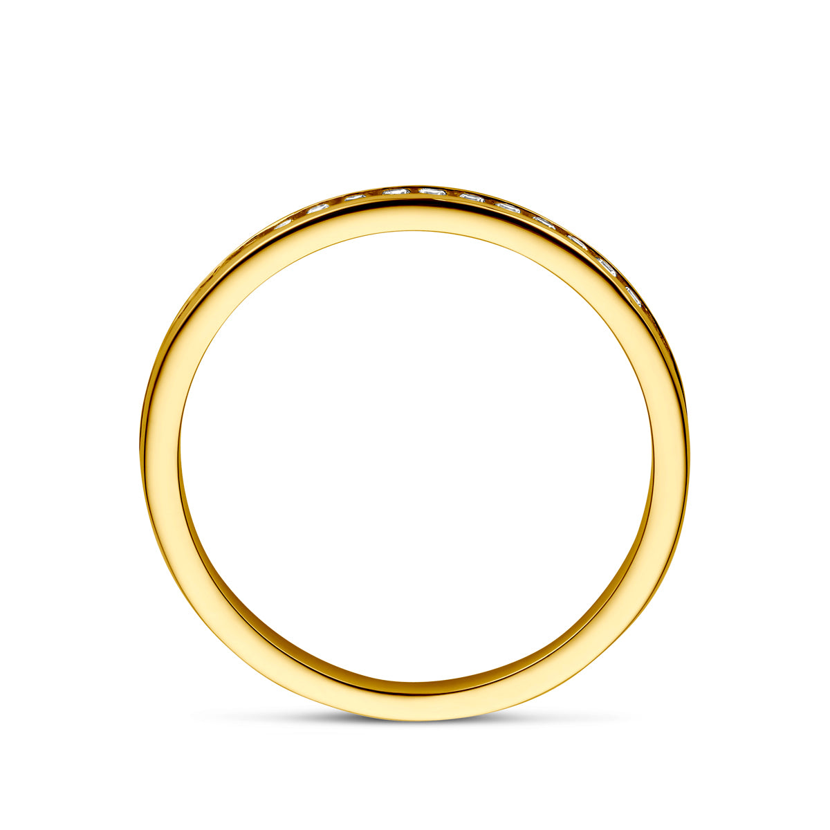Verlängerungsring Zirkonia 14K Gelbgold