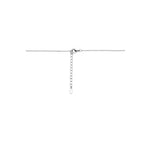 Zirkonia-Halskette 1,2 mm 42 + 4 cm Silber rhodiniert