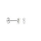 oorknoppen parel 5,5 mm zilver gerhodineerd