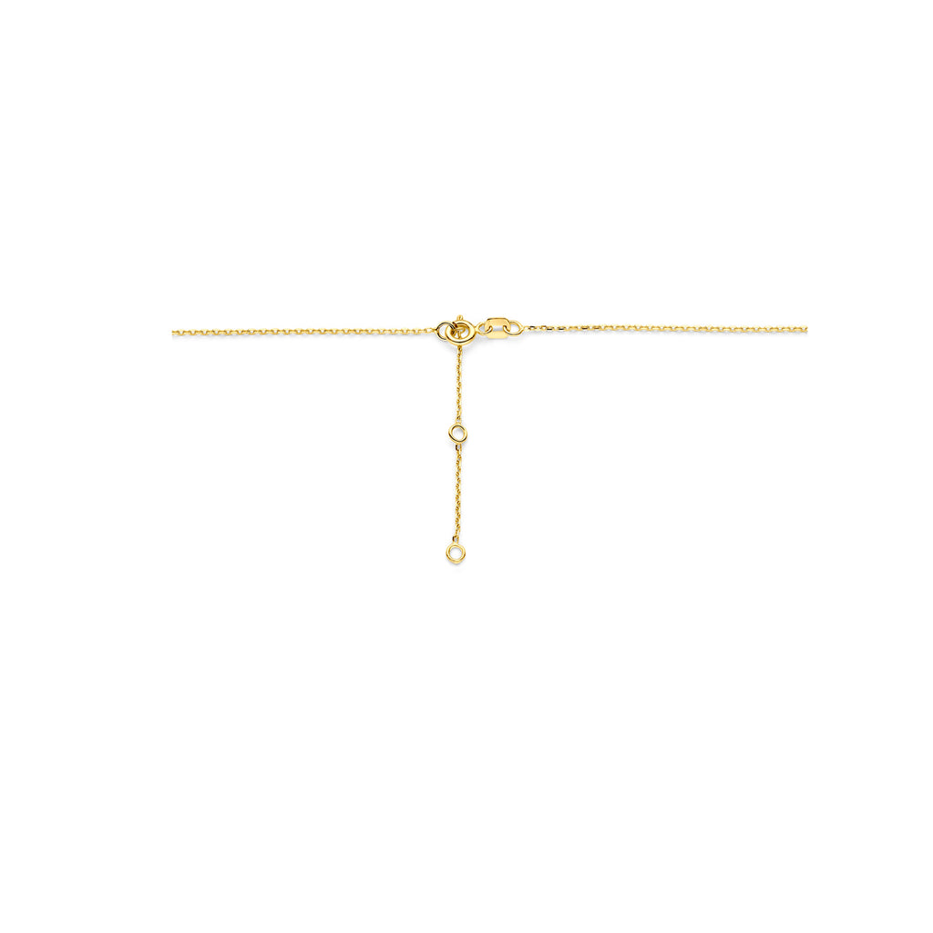 collier anker en bolletjes 1,0 mm 42 - 44 - 46 cm 14K geelgoud - rondje,bolletje,ringetje,draad