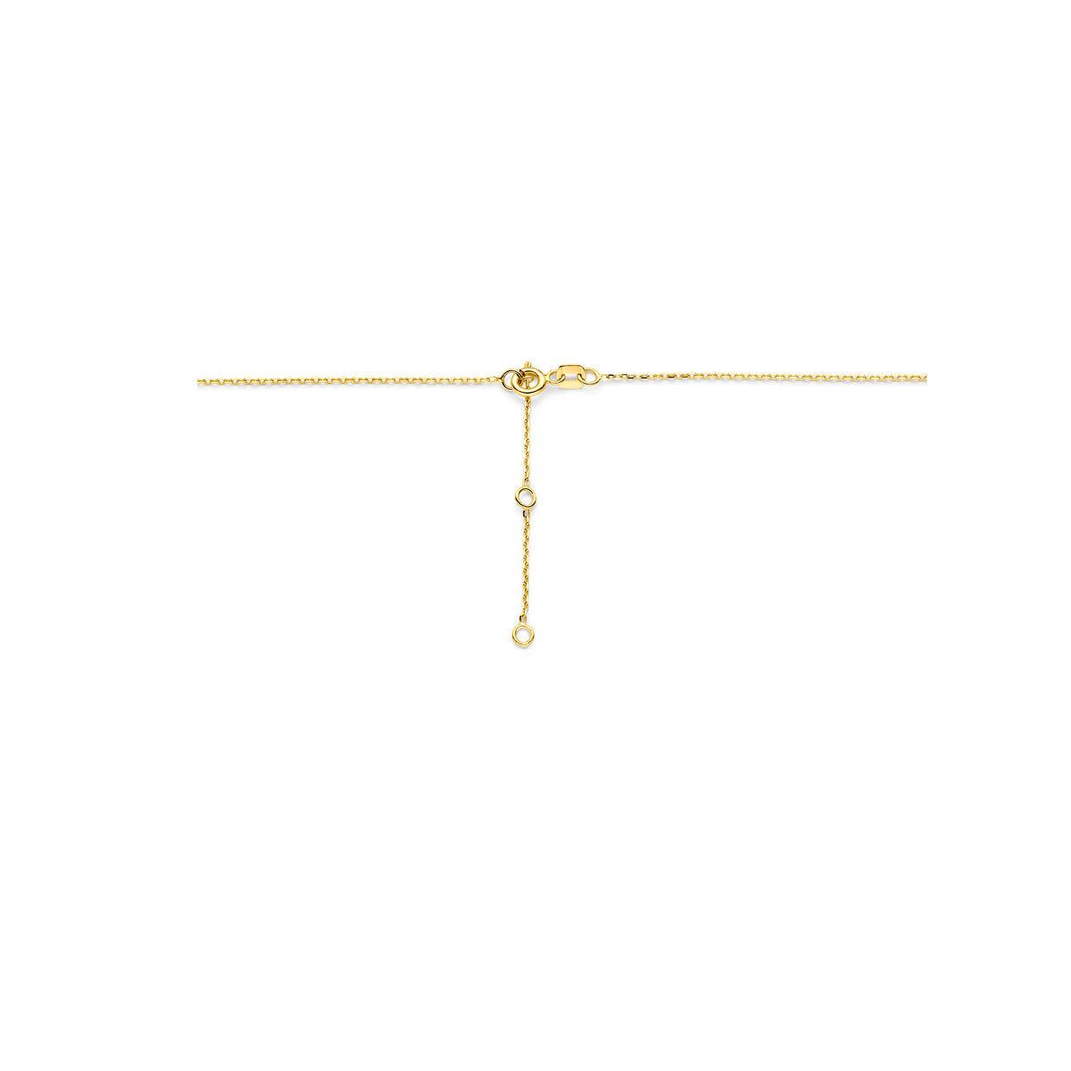 collier anker en bolletjes 1,0 mm 42 - 44 - 46 cm 14K geelgoud - rondje,bolletje,ringetje,draad