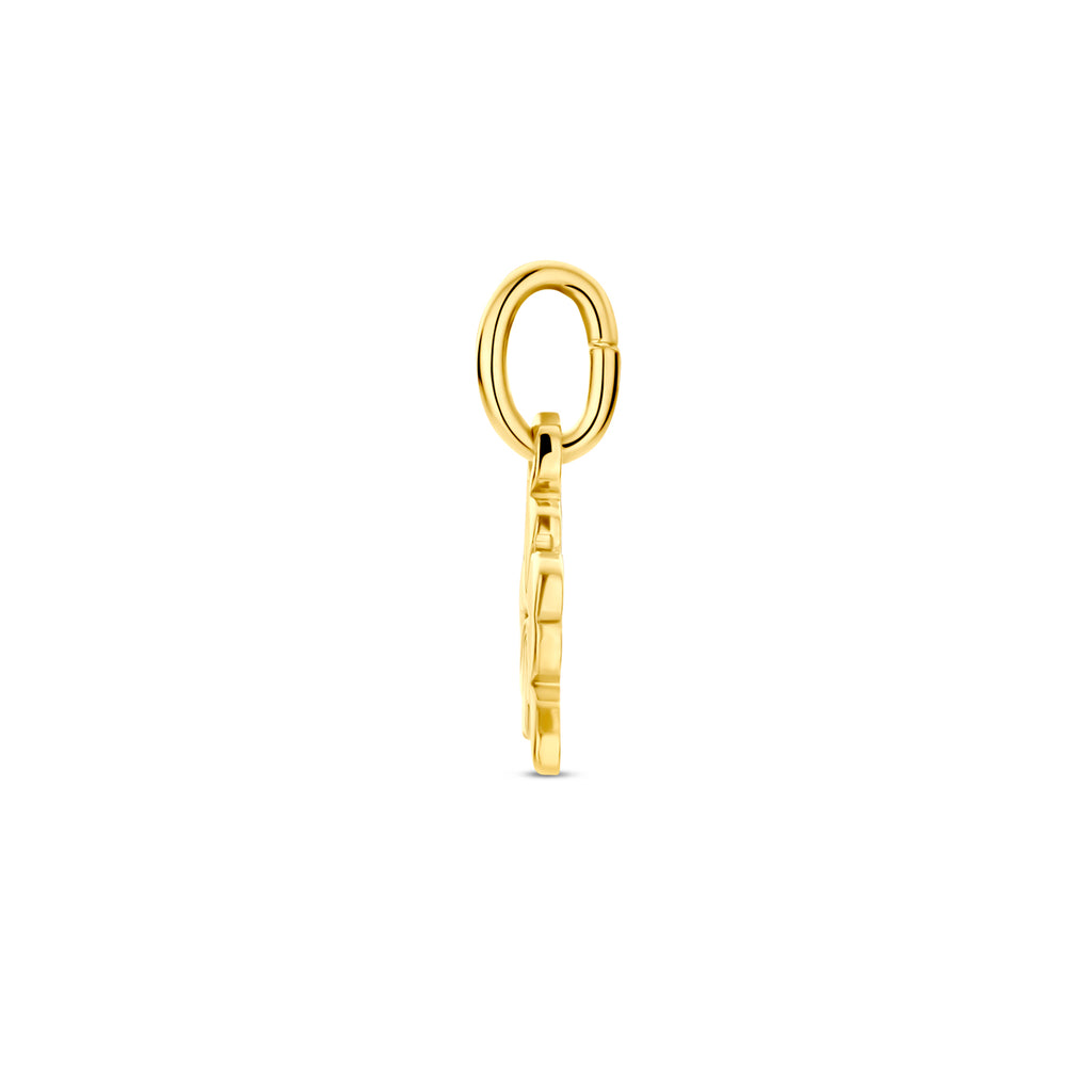 hanger klaver 14K geelgoud