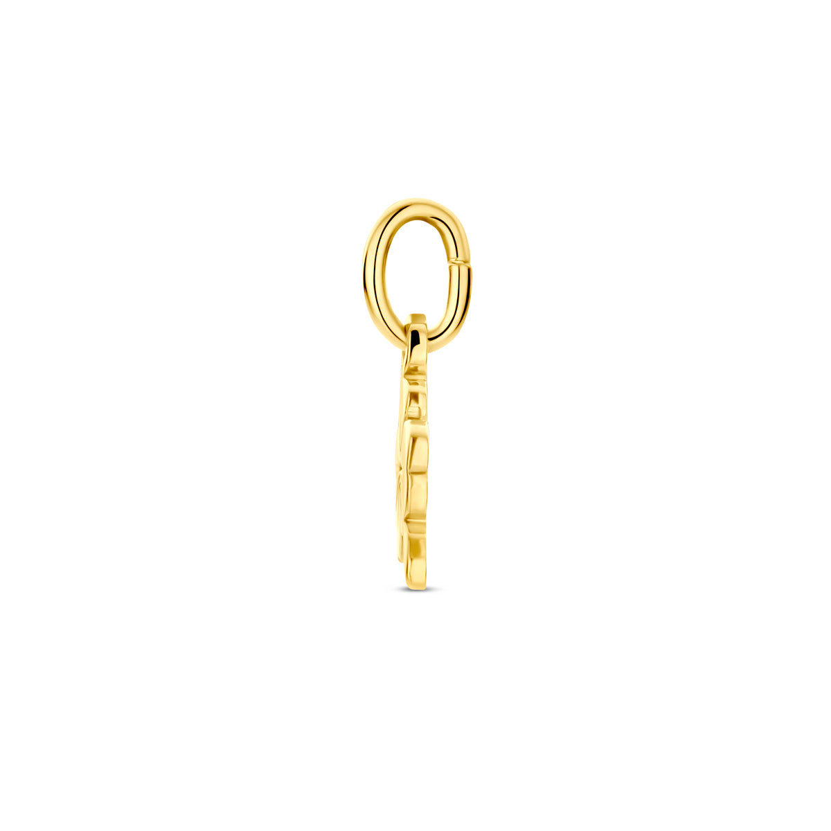 hanger klaver 14K geelgoud
