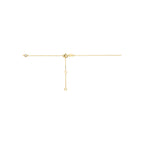 collier zirkonia 41 - 43 - 45 cm 14K geelgoud