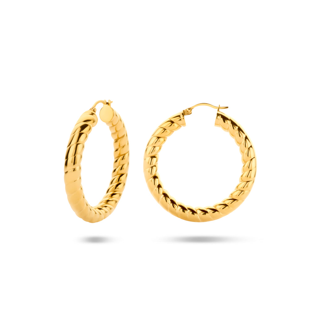 oorringen ion plating 43 mm edelstaal