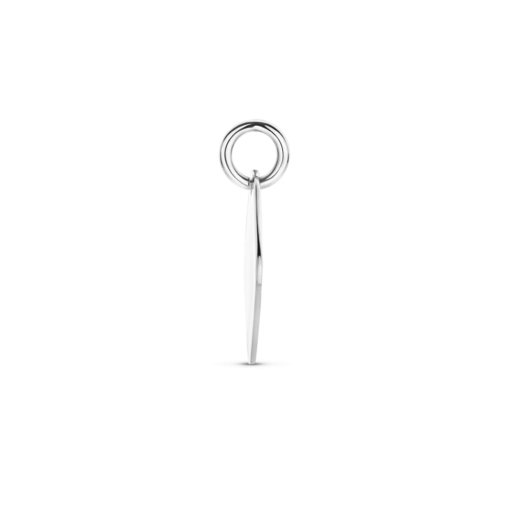 graveerhanger 15 mm zilver gerhodineerd