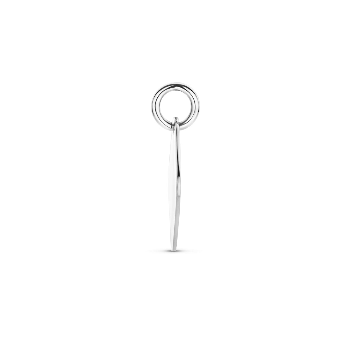 graveerhanger 15 mm zilver gerhodineerd