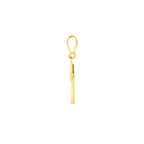 hanger kruis 11,5 mm 14K geelgoud