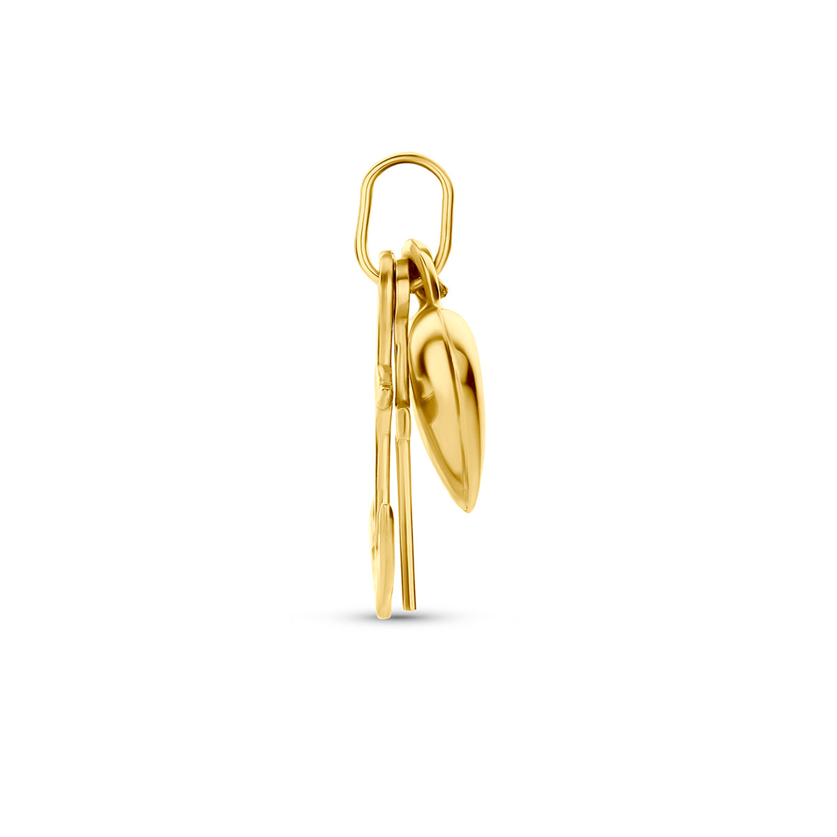 Anhänger Glaube, Hoffnung und Liebe 14K Gelbgold