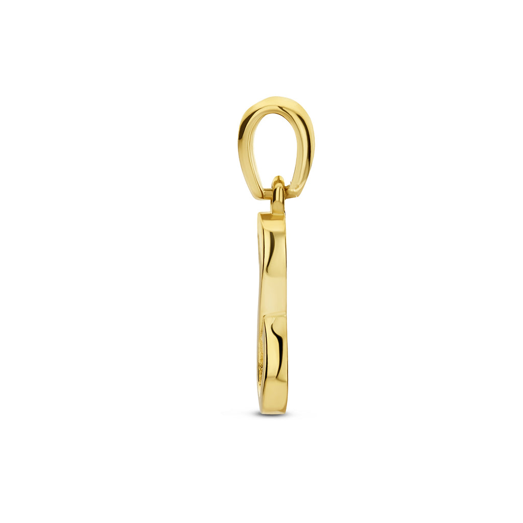 hanger infinity 14K geelgoud