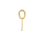 9k hanger letter 9K geel