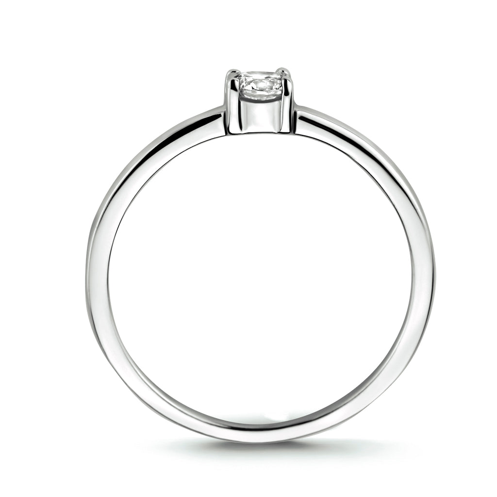 Ring Zirkonia 14K Weißgold